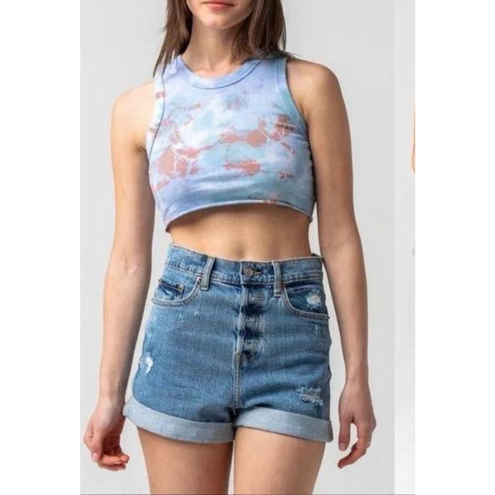 DAZE DENIM Jean High Waisted Shorts sz 26